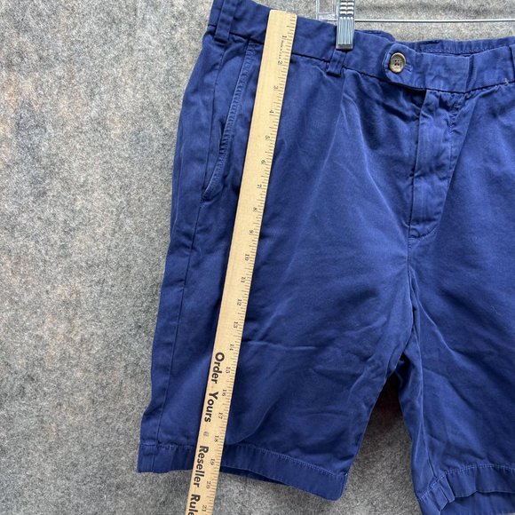 Brooks Brother Shorts Men 36 Casual Blue Chino Pants Pocket Outdoor Bermuda - Picture 6 of 12